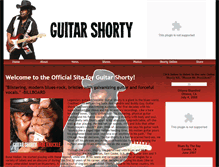 Tablet Screenshot of guitarshorty.com